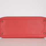 Chanel Medium Cerf Executive Tote Coral Pink Caviar 2014 SHW