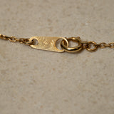 18K Yellow Gold Diamond and Emerald Branch Pendant Necklace