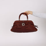 Christian Dior 2008 Buffalo Leather Karenina Top Handle