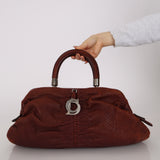 Christian Dior 2008 Buffalo Leather Karenina Top Handle