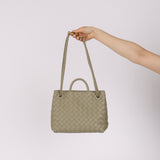 Bottega Veneta Travertine Small Andiamo Bag