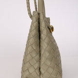 Bottega Veneta Travertine Small Andiamo Bag