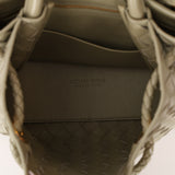 Bottega Veneta Travertine Small Andiamo Bag