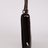Bottega Veneta Chocolate Embossed Shoulder Bag