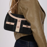 Limited Edition Chanel 2002 Lambskin Mademoiselle Girl Jacket Shoulder Bag