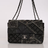 Ultra-Rare Chanel Medium Single Flap Black Patchwork 2011 DSHW