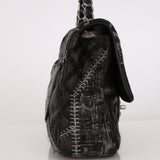 Ultra-Rare Chanel Medium Single Flap Black Patchwork 2011 DSHW