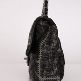 Ultra-Rare Chanel Medium Single Flap Black Patchwork 2011 DSHW