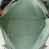 Celine Teal Macadam Lamé Small Boogie Bag
