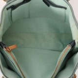 Celine Teal Macadam Lamé Small Boogie Bag