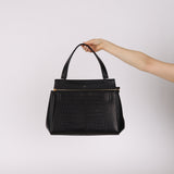 Celine Alligator Embossed Leather Small Edge Bag