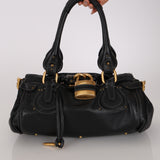 Chloe Black Medium Paddington Bag