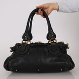 Chloe Black Medium Paddington Bag