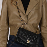 Chanel 1996 Lambskin Small Diana Bag 24K GP