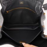 Balenciaga 2025 Gris Croc Embossed Leather Small Rodeo