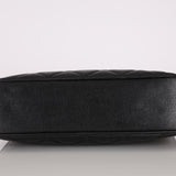 Chanel XL CC Turnlock Tote Black Caviar 1996 24K GP
