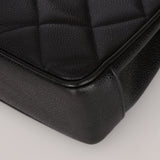 Chanel XL CC Turnlock Tote Black Caviar 1996 24K GP