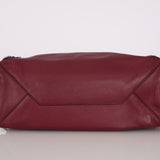 Balenciaga Burgundy Mini Papier A4 Zip Around Tote
