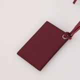 Balenciaga Burgundy Mini Papier A4 Zip Around Tote