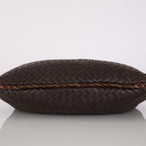 Bottega Veneta Chocolate Brown Lambskin Intrecciato Medium Hobo