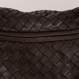 Bottega Veneta Chocolate Brown Lambskin Intrecciato Medium Hobo