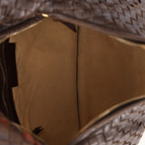Bottega Veneta Chocolate Brown Lambskin Intrecciato Medium Hobo