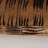 Fendi Brown Beige Zebra Pony Hair Baguette