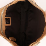 Fendi Brown Beige Zebra Pony Hair Baguette