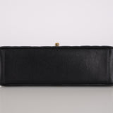 Rare Chanel 1996 Caviar Medium Diana Flap 24K GP