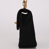 Chanel 2000s Grosgrain Mini Bijoux Chain Mini Turnlock Flap 24K GP