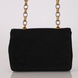 Chanel 2000s Grosgrain Mini Bijoux Chain Mini Turnlock Flap 24K GP