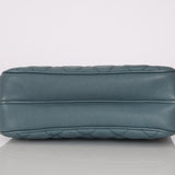 Chanel 2018 Stone Blue Caviar Urban Companion Medium Flap