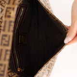 Fendi Zucchino Coated Canvas Baguette Bag GHW