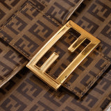 Fendi Zucchino Coated Canvas Baguette Bag GHW