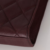 Chanel 1997 Bordeaux Caviar Turnlock Briefcase 24K GP