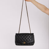 Rare Chanel 1996 Caviar Medium Diana Flap 24K GP