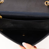 Rare Chanel 1996 Caviar Medium Diana Flap 24K GP