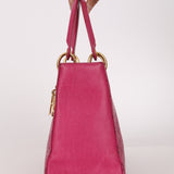Christian Dior Medium Lady Magenta Perforated 2007