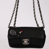 Chanel 2005 Satin Chocolate Bar Lipstick Flap Bag