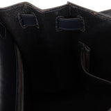 Hermès 1983 Bleu Marine Box Kelly Sellier 28 GHW with Strap