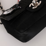 Chanel 2005 Satin Chocolate Bar Lipstick Flap Bag