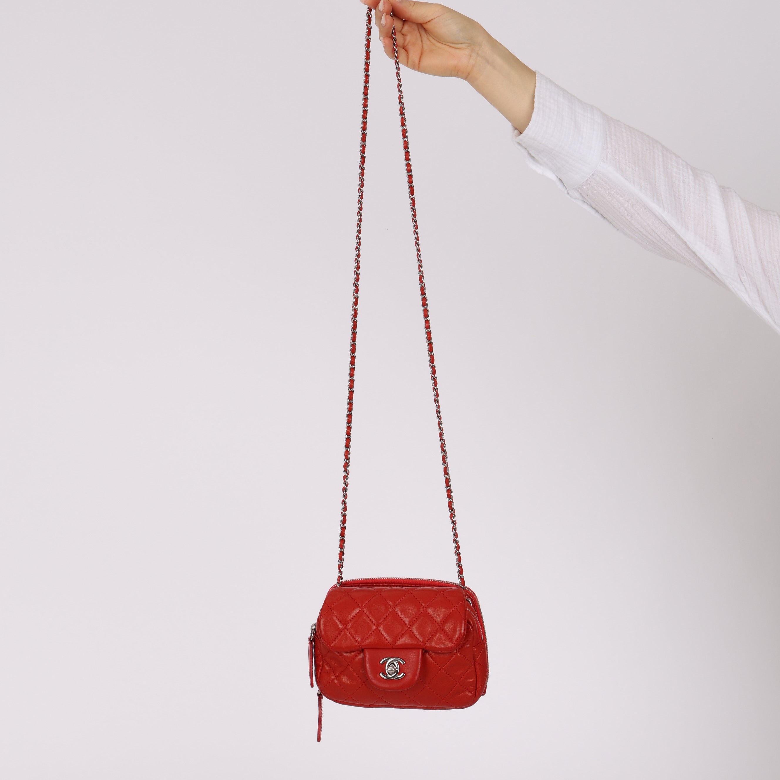 Chanel 2011 Turnlock Mini Flap Wallet on Chain
