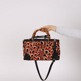 Gucci Ponyhair Bamboo Medium Shopping Tote