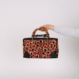 Gucci Ponyhair Bamboo Medium Shopping Tote