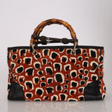Gucci Ponyhair Bamboo Medium Shopping Tote
