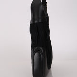 Gucci Black Suede Plisse Pleated Jackie Bag
