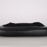 Gucci Black Suede Plisse Pleated Jackie Bag