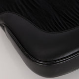 Gucci Black Suede Plisse Pleated Jackie Bag