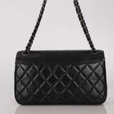Rare Chanel Paris-Dallas Old Glory Chanel Flag Small Single Flap Black Embossed Calfskin 2014 SHW