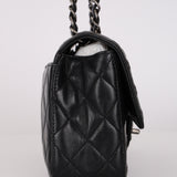 Rare Chanel Paris-Dallas Old Glory Chanel Flag Small Single Flap Black Embossed Calfskin 2014 SHW